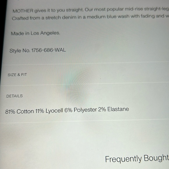 MOTHER Dazzler Straight Leg mid rise Crop in “We’re All In This Together”, 23 - Picture 15 of 16